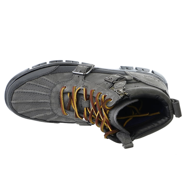 Polo‎ Ralph Lauren Shoes Mens Size 9 Gray Sneaker Boot Leather Mid Top BO-LCB Polo Ralph Lauren Men main image 4