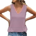 thumbnail image 4 of Hot days, bold styles Olyvenn Tank Top for Women Loose Fit Lace V Neck Womens Tops 2025 Solid Color Dressy Fashion Casual Flowy Sleeveless Shirts Pink L, 4 of 7