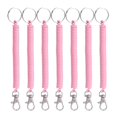 thumbnail image 1 of WANGQI Colorful Elastic Spring Straps Key Chain Clip Anti-theft Lanyard Wrist Rope Holder for Mobile Phone Straps Keyring, 1 of 7