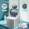 thumbnail image 4 of Moifoi 26 lbs/24H Countertop Ice Maker Machine, 9 Bullet-Shaped Ice in 6 Min, Auto-Cleaning, Grey, 4 of 8
