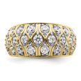 thumbnail image 4 of 14k 1 1/6 carat Lab Grown Diamond VS/SI+ G+ Complete Fashion Ring, 4 of 8