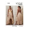 thumbnail image 5 of Vogue Sewing Pattern 1881 - Misses' Dress by Júlio César, Size: Y (4-6-8-10-12-14), 5 of 5