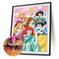 thumbnail image 4 of Taladro Mosaico Punto Cruz Siete Princesas Bordado, 4 of 9
