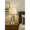 thumbnail image 2 of Teton Home Modern Illusionary Table Lamp With Mirrored Gold Base, 2 of 2