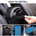 thumbnail image 6 of Bingfone Car Four-Season Universal Armrest Box Mat,Car Armrest Seat Cover Soft Leather Waterproof Armrest Cover Center Console Mat-Fun Riding Dinosaur, 6 of 7