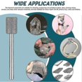 thumbnail image 3 of unique 10 Pieces Diamond Bit Diamond Grinding Bits Head 1/8 8mm Cylinder Head Diamond For Most Tool Bit Gr, 3 of 5