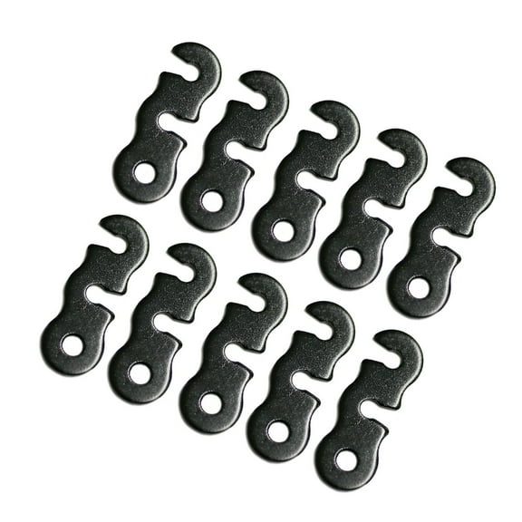 10 Pcs Tent Rope Buckle Non-slip Tent Fastener Tensioner 3 Hole Rope Tensioner Aluminum Alloy Guyline Cord Adjuster