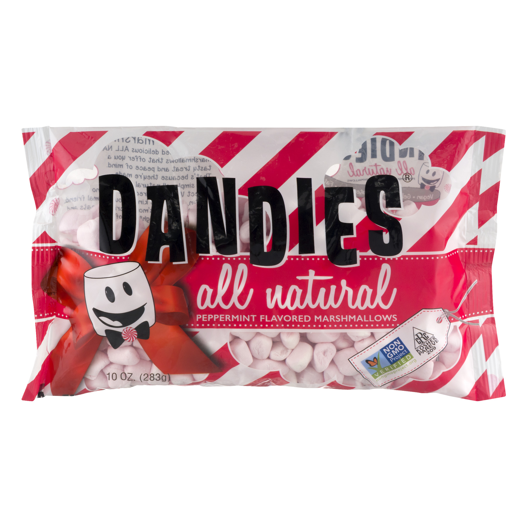 Dandies All Natural Peppermint Flavored Marshmallows, 10.0 OZ Walmart