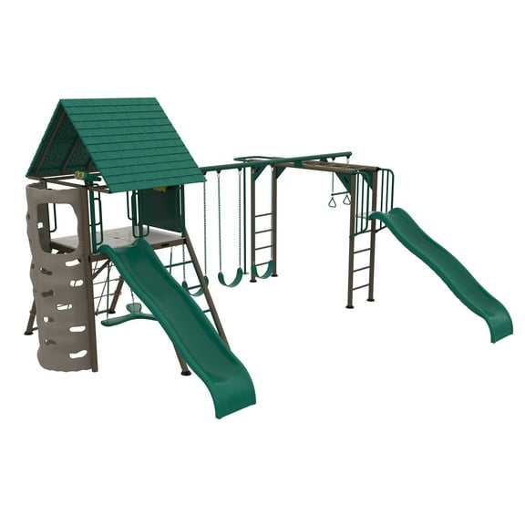 Lifetime Big Stuff ® Deluxe Swing Set, Earthtone (91080)