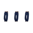 thumbnail image 3 of Sonducket Pantalones anchos de pierna para mujer, cómodos y a la moda, pantalones rectos casuales de algodón para tiempo libre para mujer Type1 NO1, 3 of 6