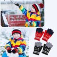 thumbnail image 4 of Los guantes de invierno para niños se refieren a guantes de punto, mitones elásticos cálidos para niños y niñas834, 4 of 5