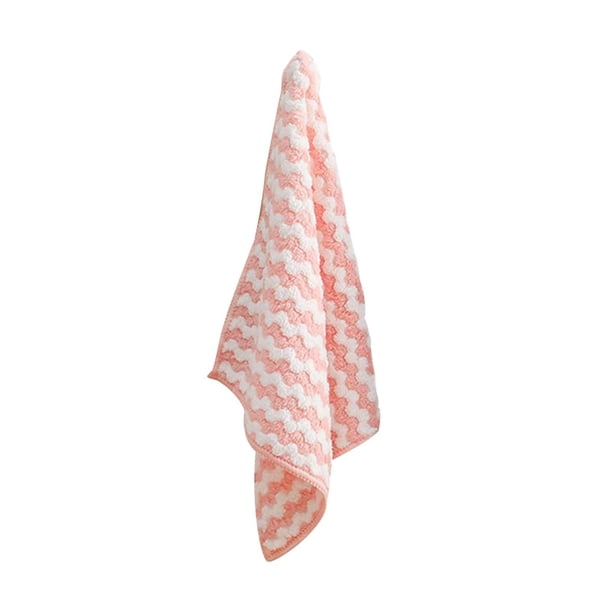 Paño de cocina ondulado de vellón, absorbente, antiadherente, para fregar, estropajo, venta al por mayor
