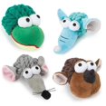 thumbnail image 2 of Dog Toy Knotted Rope Animal Ball Head Elephant Frog Mouse Monkey or Set of all 4 (Brown Monkey), 2 of 6