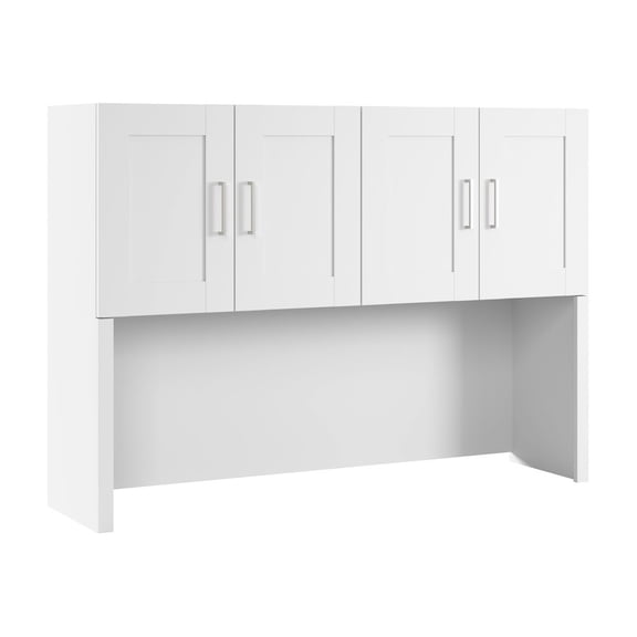 Hampton Heights 60W Hutch in White - Engineered Wood