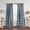 Indigo, variant on Elrene Home Fashions Grainger Buffalo Check Blackout Window Curtain, Black, 52" x 84"