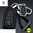 thumbnail image 1 of Chevrolet Cubierta de la llave del coche de cuero genuino Llavero Cartera Llavero de coche nuevo Llavero de metal de aleación creativa para hombre Llavero para Colorado Spark Trailblazer Captiva Aveo huangjie unisex, 1 of 2