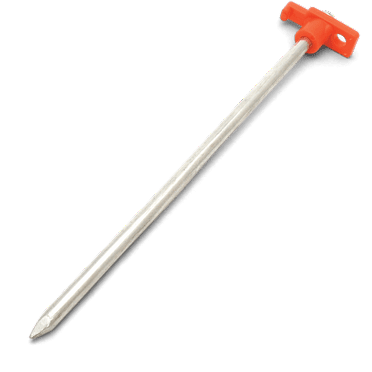 (4 pack) Coghlan's 10" Steel Nail Pegs,  Tent Stake For Hard Ground