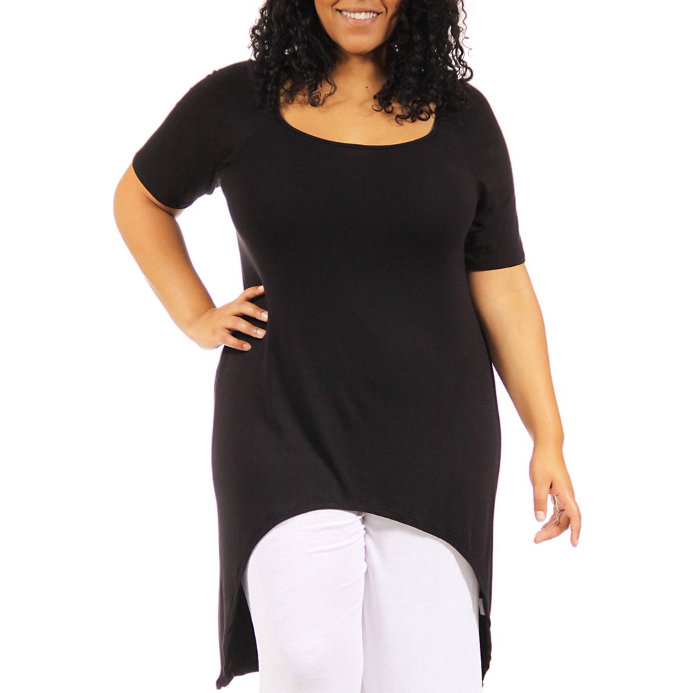 extra long plus size tunics