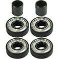 thumbnail image 2 of Amphetamine Skateboard Longboard Speed Bearings Set of 4 Pre-Lubricated Ceramic Silver, 2 of 4