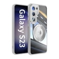 thumbnail image 4 of Allytechgroup Galaxy S24 FE Clear Case with Tempered Glass Lens Protector, Military Grade Shockproof Kickstand Anti-Yellow Anti-Scratch Bumper Phone Case Cover for Samsung Galaxy S24 FE, Gray, 4 of 9