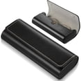 thumbnail image 1 of YSTIANN Lightweight Hard Shell PU Leather Eyeglass Case 1 Pc Portable Sunglass Storage WJ94-0339, 1 of 7