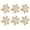 gold-pearl, variant on Pack of 6 Versatile Snowflake Napkin Rings Pearls Christmas Napkin Holders Elegant Table Adornment for Banquet