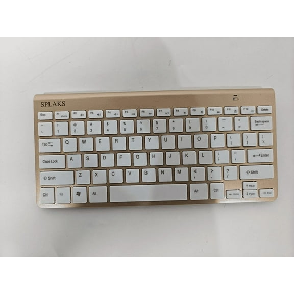 SPLAKS Keyboards, Simple Keyboard Layout Mini USB Dongle Up to 10m Range