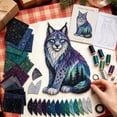 thumbnail image 4 of DIY Embroidery Kit for Beginners, Forest Wildlife Hand Stitching Kit Complete Supplies, Embroidery Kit for Adults Kids Handmade Gift, Forest Embroidery Kit for Wall Decor Craft Gift, 4 of 7