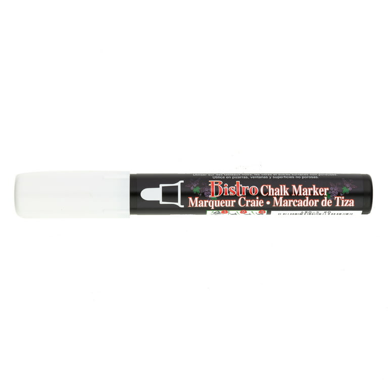 Uchida of America Extra Fine Tip Bistro Chalk Marker Set, Multicolor 4 Pack