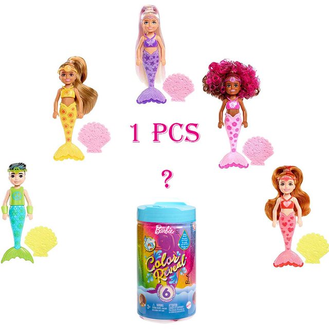 Muñecas Barbie originales que cambian de Color, juguetes solubles en agua, princesas y sirenas, ideal para niños Fivean unisex