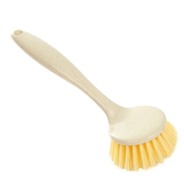 Cepillo de Matorral de Cocina, Cepillo de Largo Con Plástico de Agarre Cómodo para Sartenes para Encimera