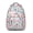 Pink-18, variant on Striped and Checkered Fusion Student Backpack - Ergonomic Comfort for College Commuters