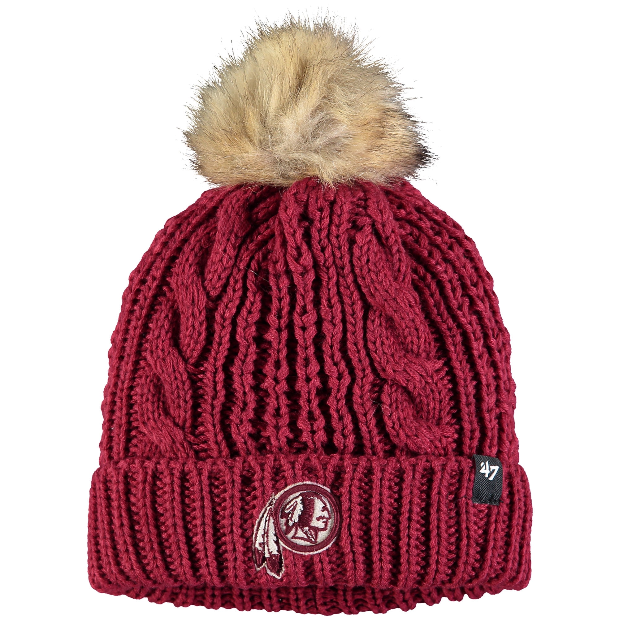 47 women's new england patriots meeko cuffed knit