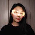 thumbnail image 2 of Langgg Luminous Eyeglasses Wireless LED Battery Operated Ergonomic Light Adjustable Reusable Eyewear Music Festival Festival Glasses Type5, 2 of 7