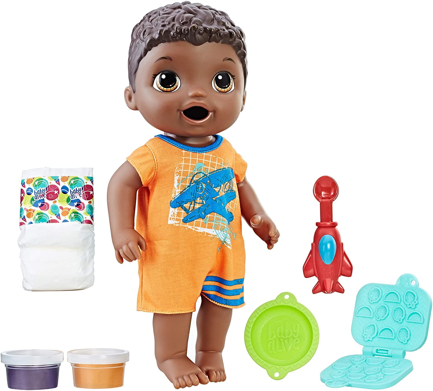 Muñeca Super Snacks Luke Comiditas Divertidas Baby Alive con Accesorios ...