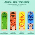 thumbnail image 4 of Desmonte Los Animales Haga Coincidir Losjuego Interactivo Suave Entre Padres E Hijos Coordinación Mano-Ojo De Los Niños Animales Lindos Para Niños Hogar Interior Yuarrent FN002630-00, 4 of 6