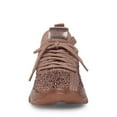 thumbnail image 5 of Steve Madden Maxima Mauve Rhinestone Lace Up Chunky Heel Low Top Fashion Sneaker (Mauve Rhinestone, 9), 5 of 5