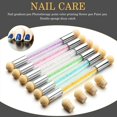 thumbnail image 1 of 6pcs Nail Art Sponge Glitter Powder Pick Dotting Gradient Pen Brush DIY Tool, 1 of 5