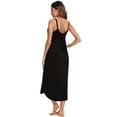 thumbnail image 5 of Nightgown Womens Sleeveless Sleepwear V Neck Racerback Sleep Dress, 5 of 6