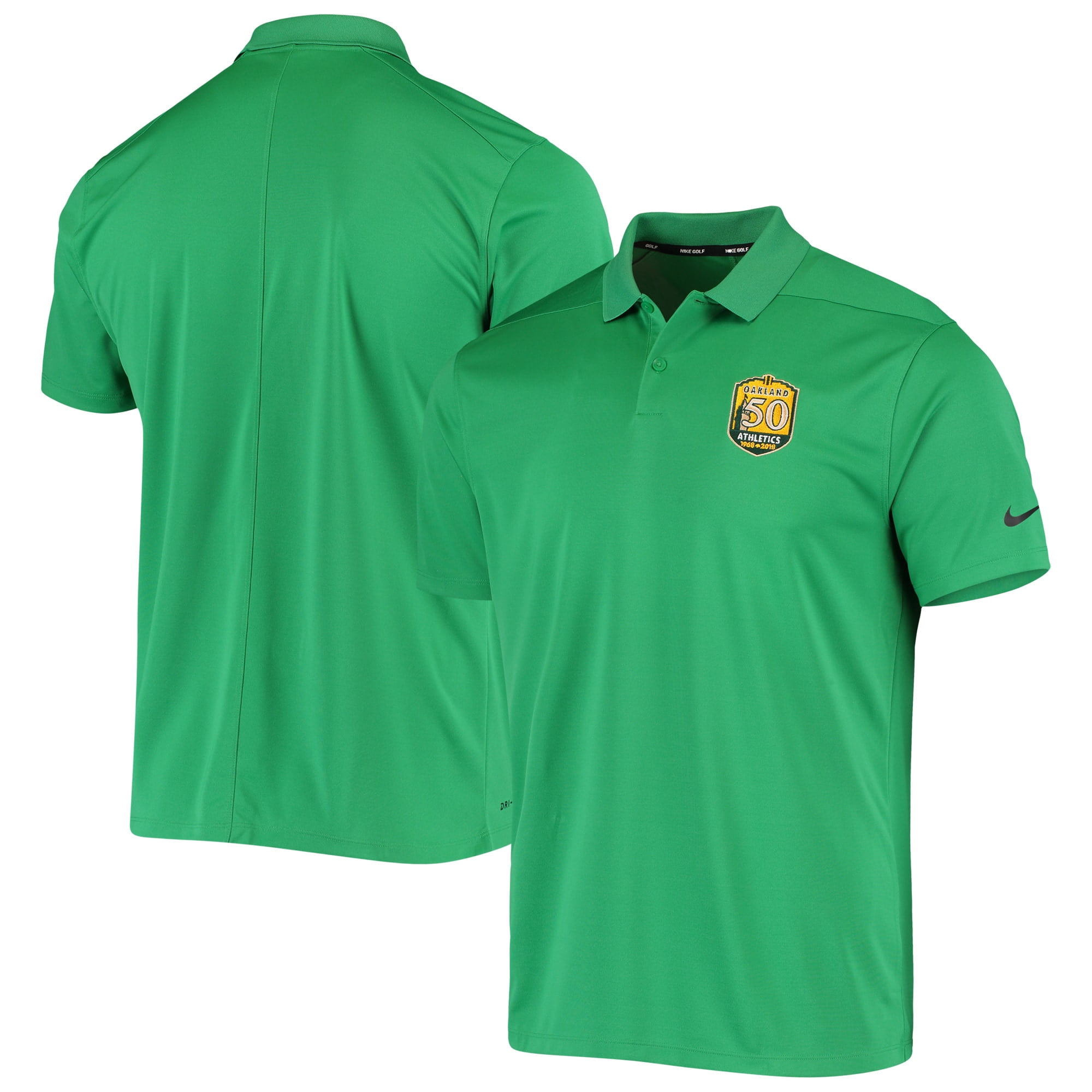 Men's Nike Golf Green Oakland Athletics 