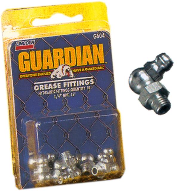 Lincoln Industrial 395006331 0.12 in. 27 90 deg Grease Fitting, 10 Per Card