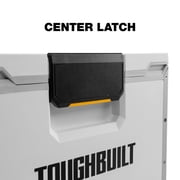 ToughBuilt StackTech XL Cooler, Stackable 38 Quart Hard Shell Chest, White