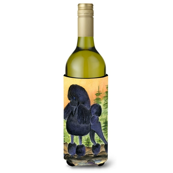 Caroline's Treasures SS8196BLITERK Poodle Wine Bottle Hugger, Wine Bottle, multicolor
