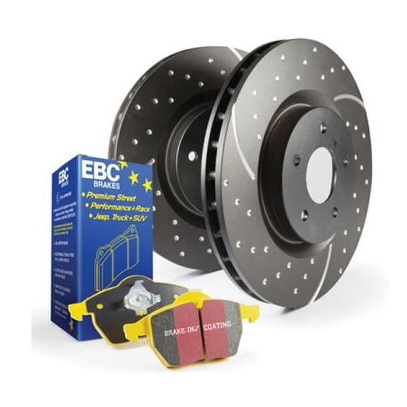 Ebc Brakes S5kf1982 S5 Kits Yellowstuff And Gd Rotors Fits select: 2011-2021 CHEVROLET SILVERADO, 2011-2021 GMC SIERRA