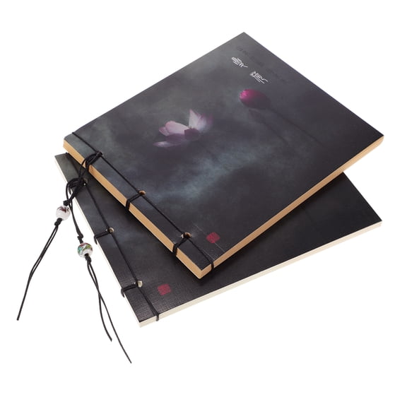 Toyandona 2Pcs Student Sketch Book with Classic Thread Binding for Art Painting