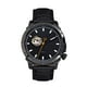 thumbnail image 1 of Reloj REIGN Bauer Automático Semi-Esqueleto Cuero Negro, 1 of 3