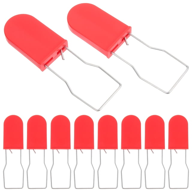 unbranded 50Ud Sellos Antimanipulación Con Cable De Para Protección Segura Color Rojo