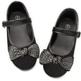 thumbnail image 6 of Kushyshoo Girl's Silk Black Flats Soft Mary Jane Dress Party Shoes Non-Slip 10M, 6 of 8