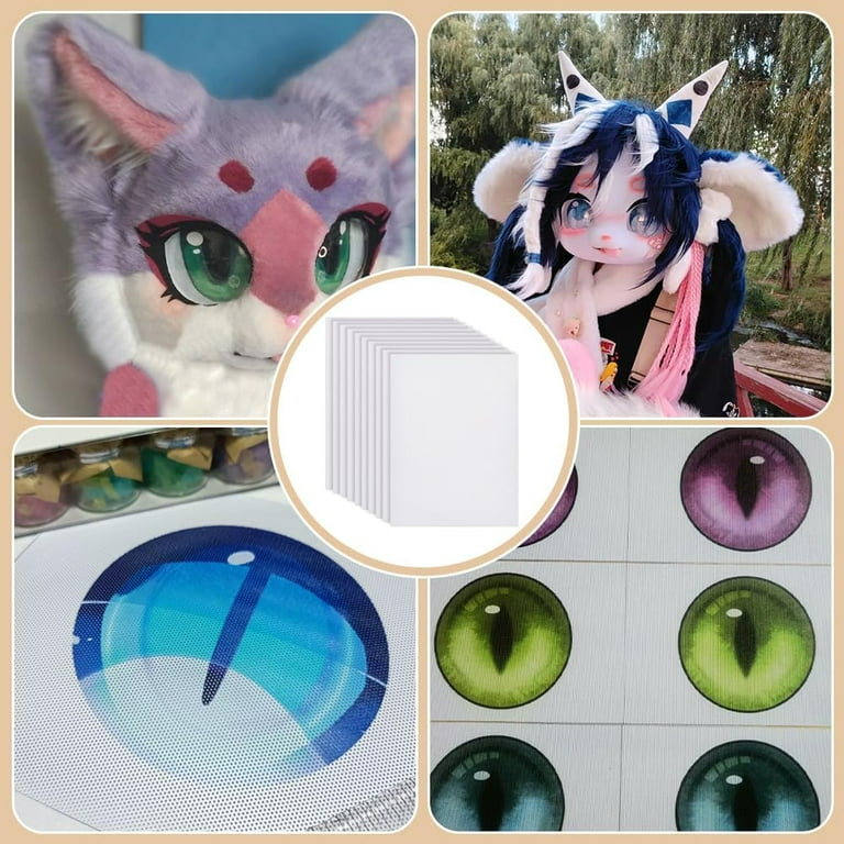 UPKOCH 30 X Mesh Canvas Sheets For Mask Eyes Lightweight Eye Mesh