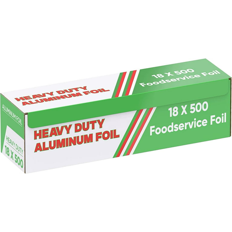 Ox Plastics Freedom Aluminum Foil Wrap | Heavy-Duty, Commercial Grade for Food Service Industry | Silver Foil for Cooking, Roasting, Baking, BBQ & par